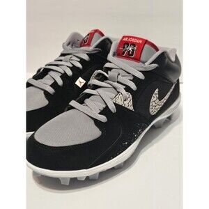 Nike Air Jordan Stadium 90 Low TD Men's Size 10 Football Cleat Black Cement